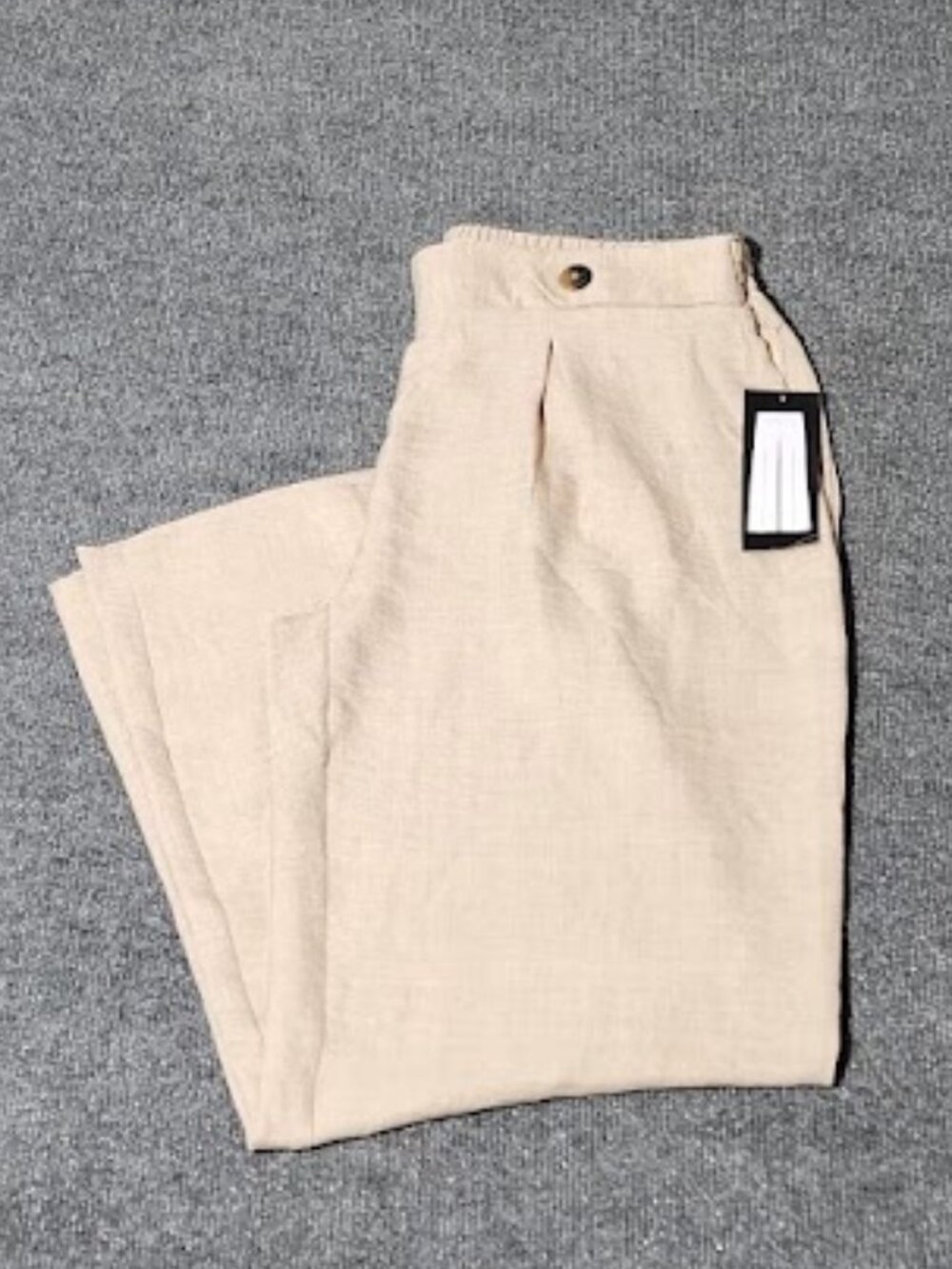 WREN Women's High-Rise Wide-leg Dress Pants Size Large